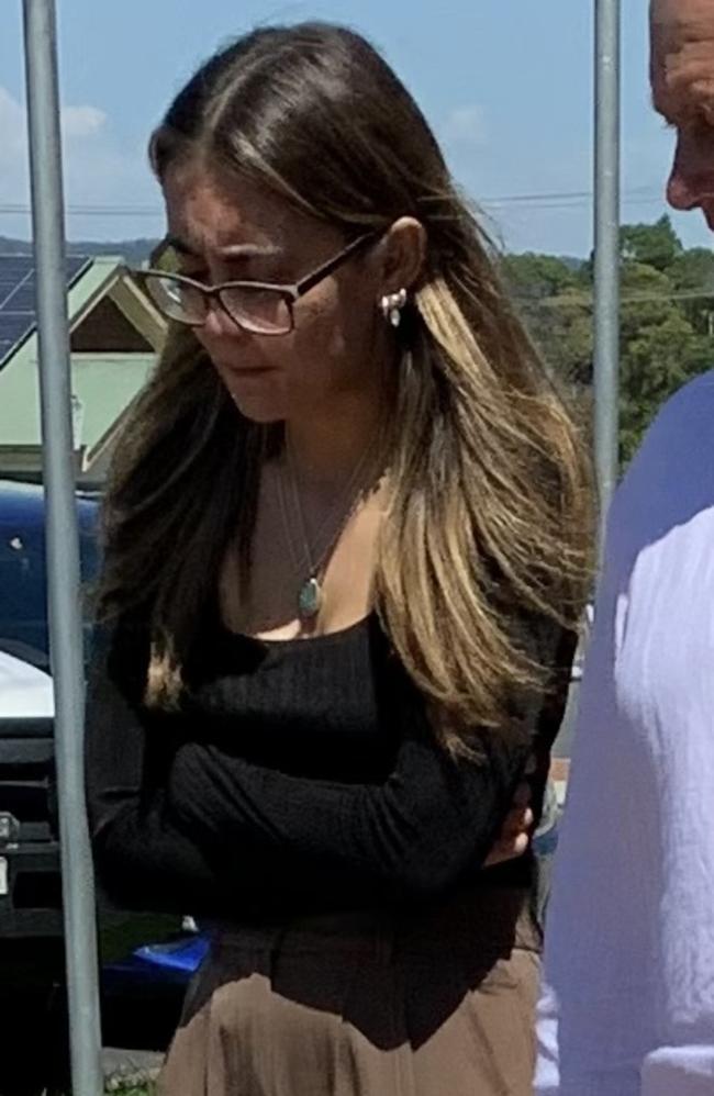 Jorja Wheeler leaves Taree Local Court on Wednesday March 8