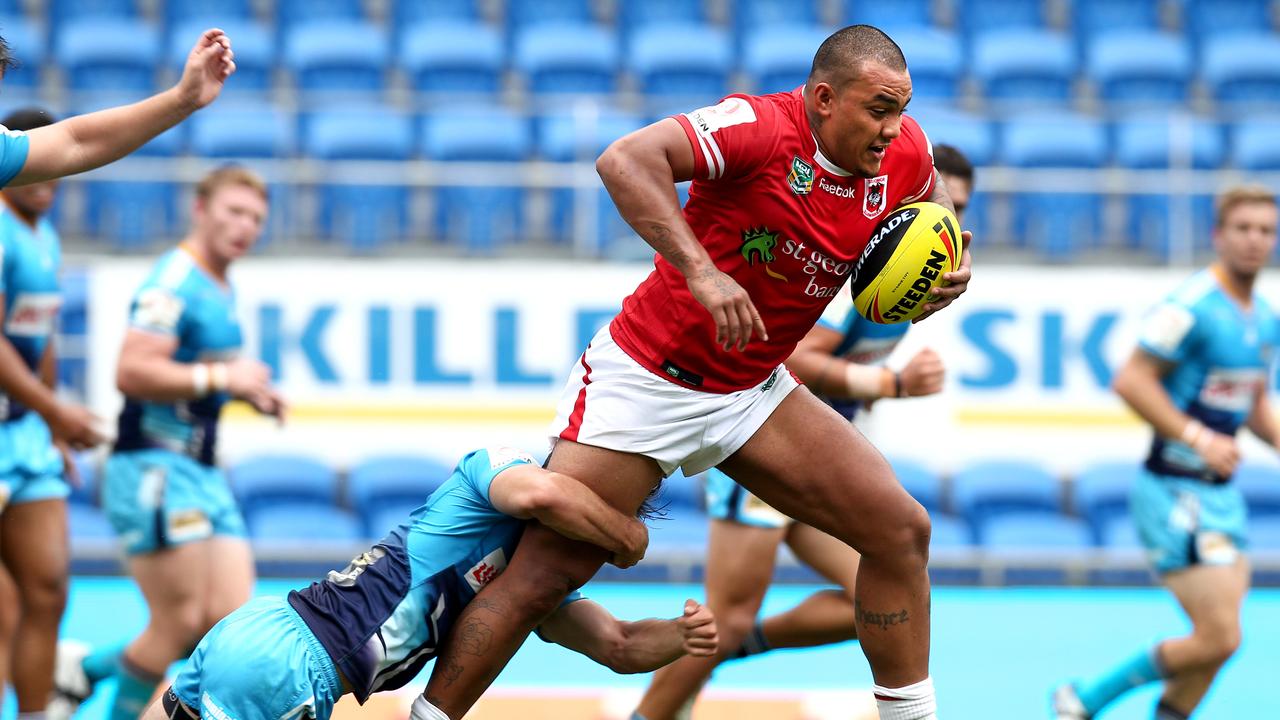 Gold Coast Titans Vs St George Illawarra Dragons u/20s match - Dragons Addin Fonua-Blake