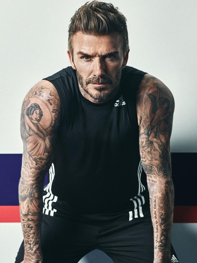 David Beckham who was a global ambassador for F45. Picture: Supplied