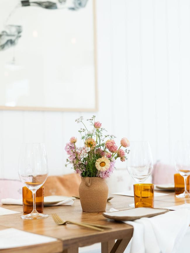 Table setting at Down the Rabbit Hole.