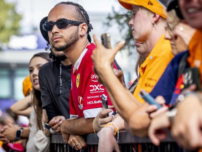 Lewis Hamilton lookalike Lew-ish Hamilton. Picture: Jake Nowakowski