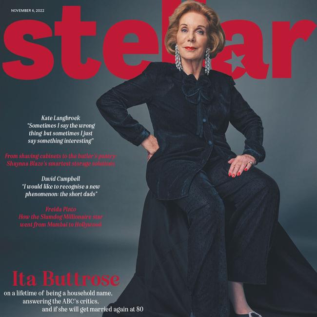 Ita Buttrose stars on the cover of this Sunday’s Stellar. Picture: Steven Chee for Stellar.