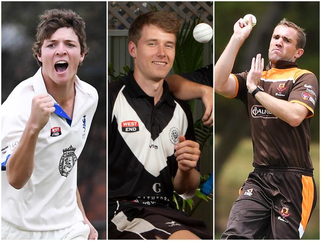 Corey Kelly, Sam Kerber and Elliot Opie are among Premier Cricket's top 10 performers so far this season.