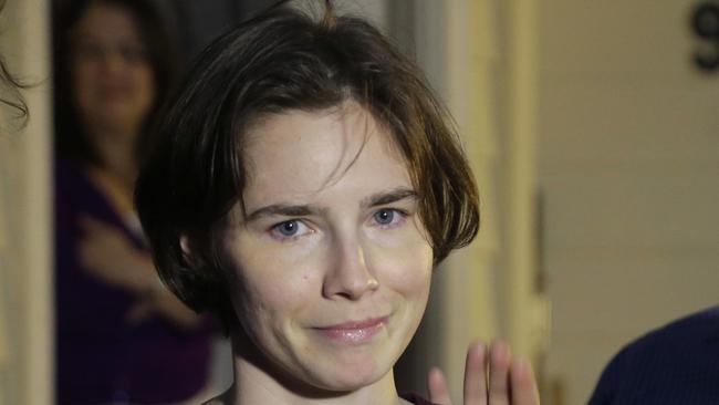 Amanda Knox has been awarded more than $29,000 by Europe’s human rights court. Picture: AP