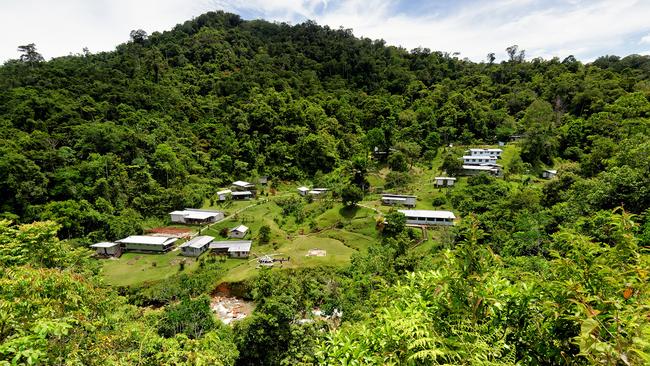 Camp site of PanAust’s Frieda River PNG copper and gold project in 2015.