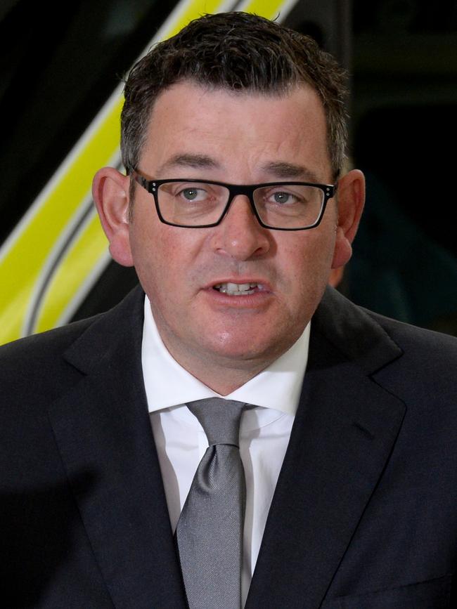 Daniel Andrews refuses to say if he has read the document. Picture: Andrew Henshaw