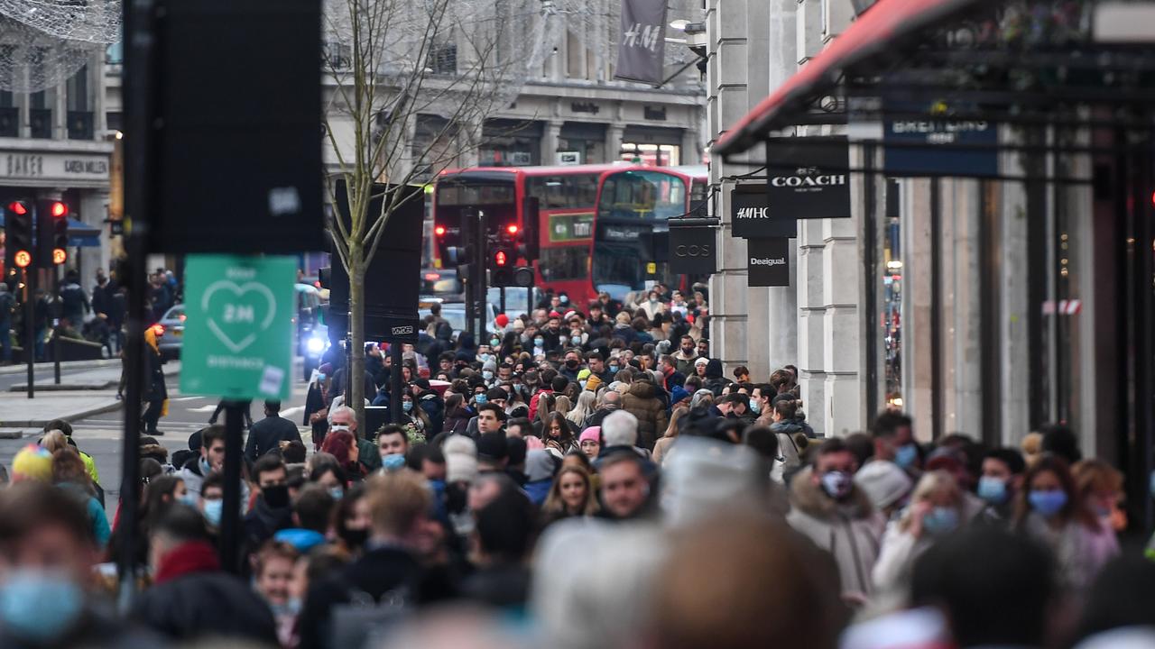 The UK and Europe could face a tough New Year’s Eve with virus cases rising and a no-deal Brexit. Picture: Peter Summers/Getty Images.