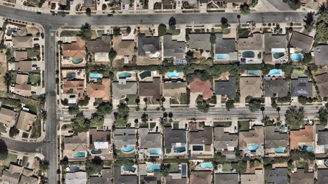 Aerial image of Valleylights Dr, Pasadena. Picture: Nearmap