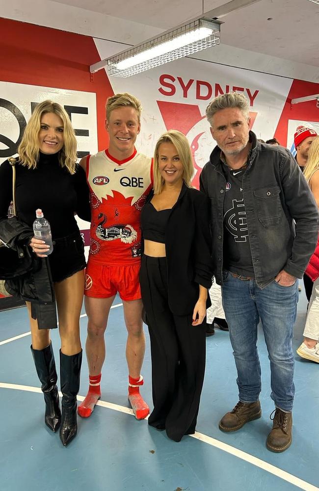 Erin Molan, Isaac Heeney, Jana Hocking and Dave Hughes