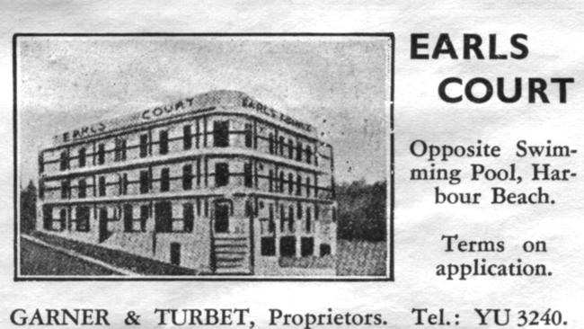 An advertisement for Earls Court in the 1930s