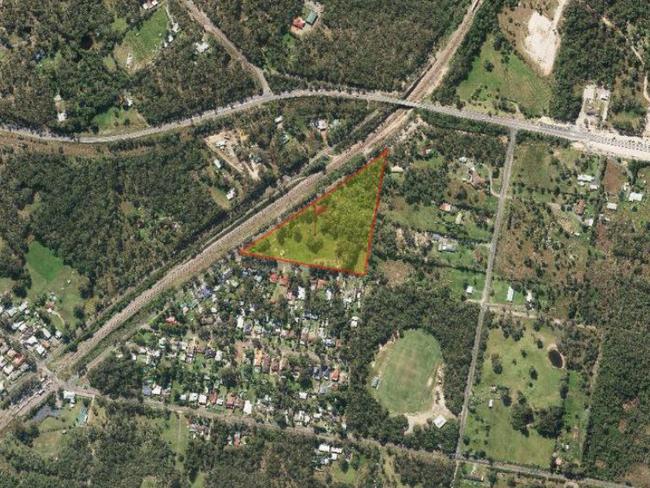 Aerial image showing the Nikko Road site highlighted in yellow.