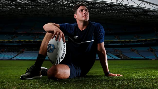 NSW emerging blues player Mitchell Moses at ANZ Stadium. Picture: Toby Zerna