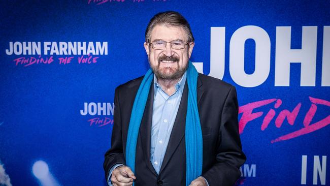 Farnham biopic red carpet. Finding the Voice at The Astor. Derryn Hinch. Picture: Jake Nowakowski