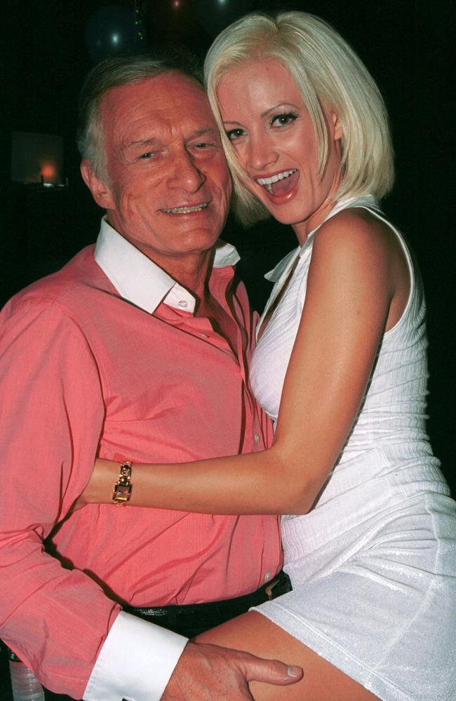 Holly Madison said Hugh was furious that she’d cut her hair short. Picture: Getty Images.