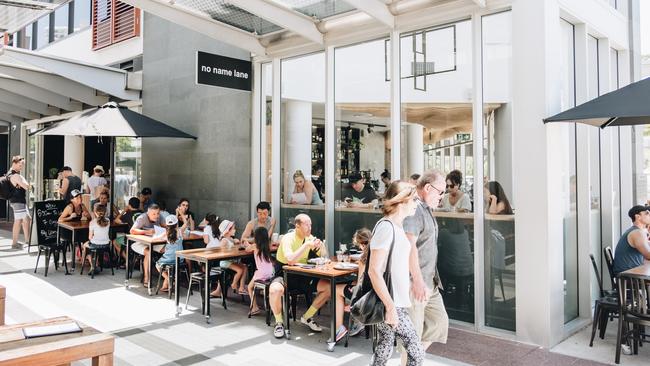 Broadbeach's favourite coffee shop No Name Lane has had an expansion. It now includes a bar and a kitchen