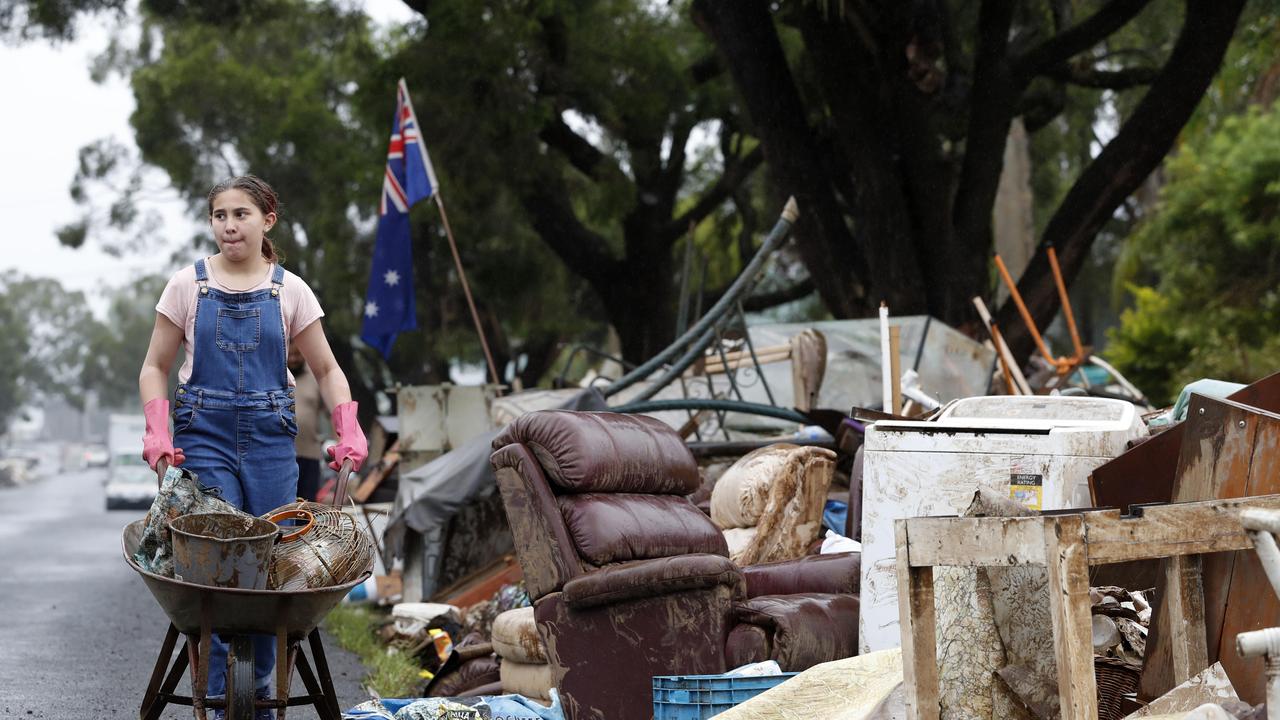 Yumi says her grandmother is “really sad” about her destroyed house. Picture: Jonathan Ng