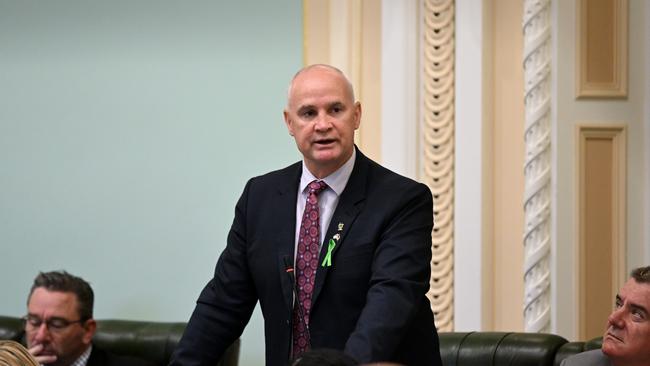 Shadow police minister Glenn Butcher says youth crime is up since the LNP’s Making Queensland Safer Laws were introduced. Picture: Dan Peled / NCA NewsWire