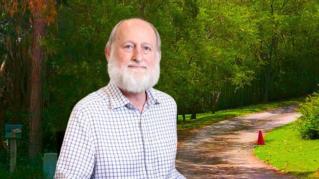 Queensland geologist Chris Wallin was one of the state’s first billionaires and still lives in the suburban house he owns at The Gap. Pictures: The Courier-Mail