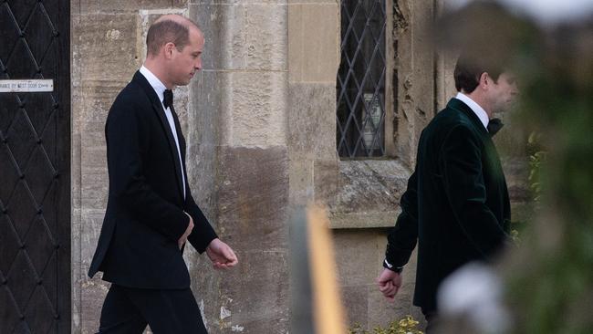 The Prince of Wales attended the wedding of his ex-friends, Rose Farquhar, in Gloucestershire over the weekend. Picture: Andrew Lloyd / Splash News/Media Mode