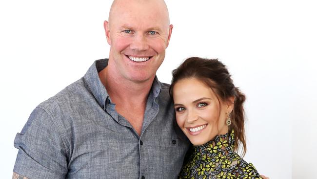 Commonwealth Games - 2018. Barry Hall and Lauren Brant at the the Longines Records Club.Picture: NIGEL HALLETT