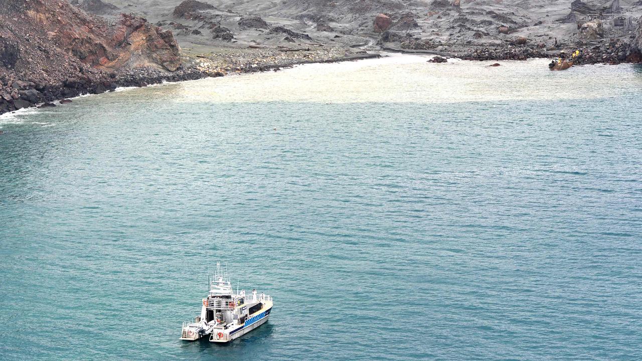 Scientists had warned that the island had an increase in volcanic activity in recent weeks. Picture: New Zealand Defence Force/AFP