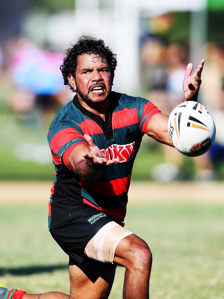 Justin Torney has played for multiple clubs across FNQ, Townsville, Gold Coast and, pictured above, Darwin.. Picture: Keri Megelus