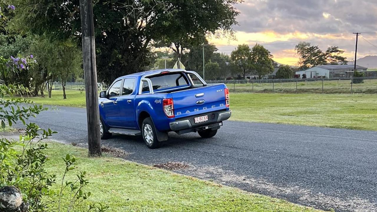 The Ford Ranger spotted in Mirriwinni. Picture: Marian Wieland