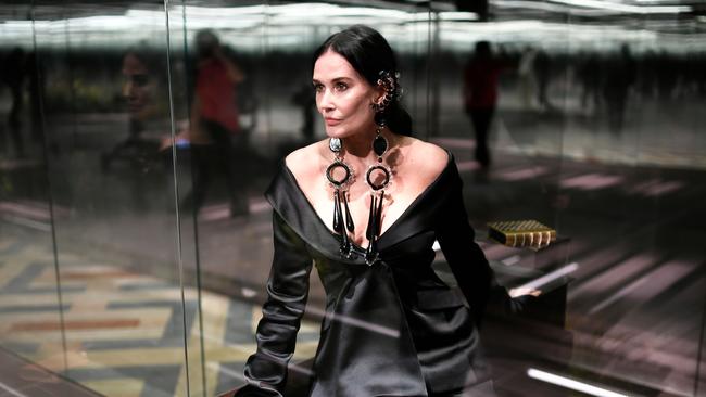 Demi Moore during the Paris Haute Couture Fashion Week. Picture: Stephane de Sakutin/AFP