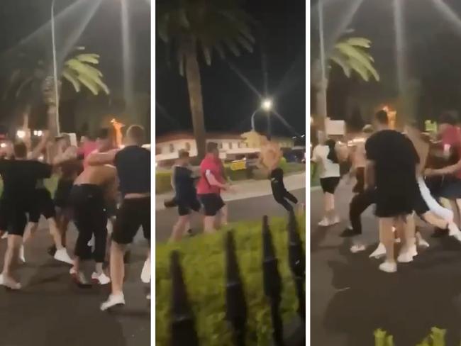 A brawl erupted after a country rugby league fixture Tamworth.