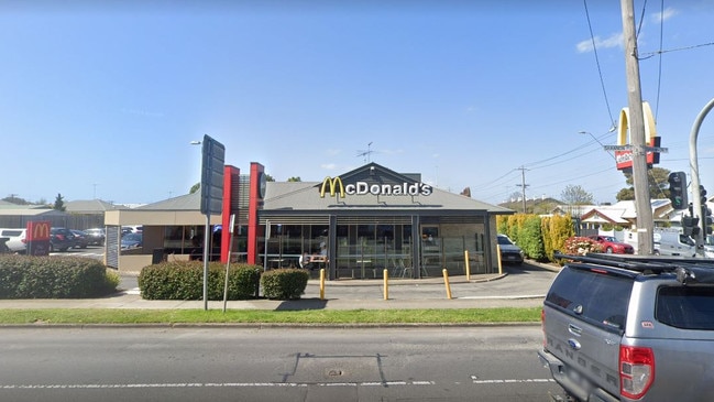 McDonald's in Geelong West. Photo: Google