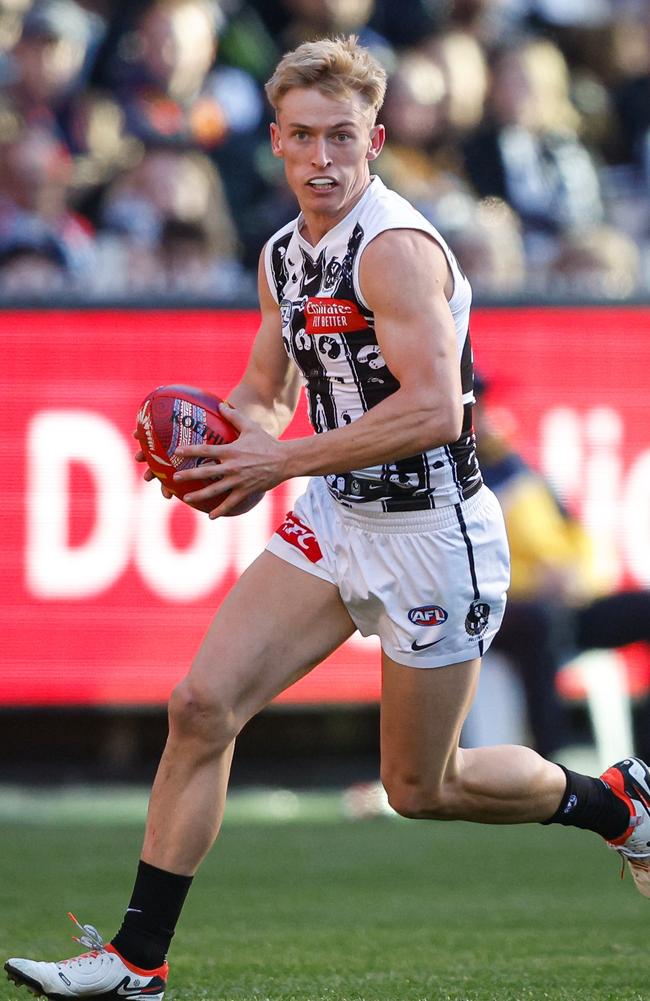 Port Adelaide is interested in Magpie Joe Richards. Picture: Dylan Burns/AFL Photos via Getty Images.