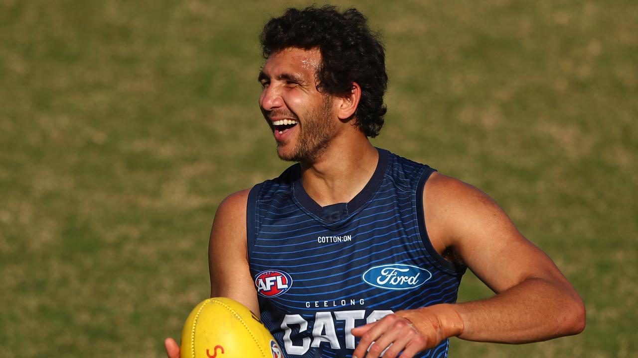 Nakia Cockatoo has played just two games in three years for Geelong (Photo by Chris Hyde/Getty Images).