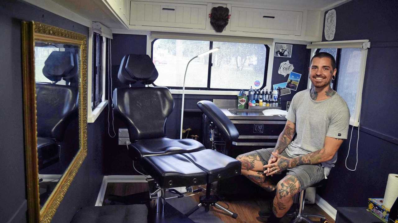 TATTOOS AND TRAVEL Mobile tattoo studio arrives in Bundy The Courier