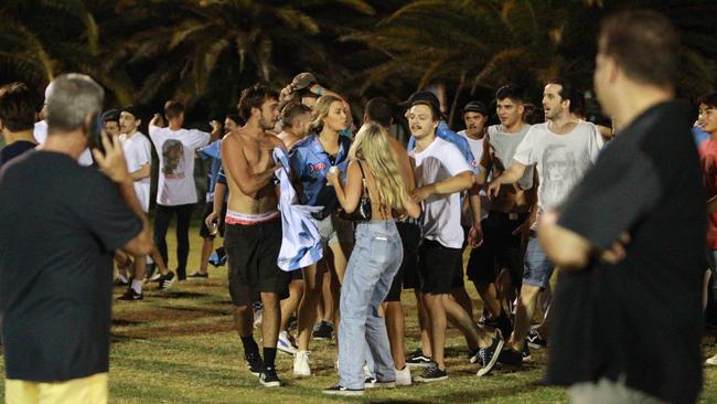 Grand final of the Gold Coast Premier League senior men's competition between Surfers Paradise Apollo and Palm Beach Sharks. Picture: Mike Batterham