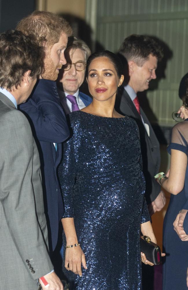 Meghan Markle with Prince Harry at the Royal Albert Hall. Picture: Getty Images