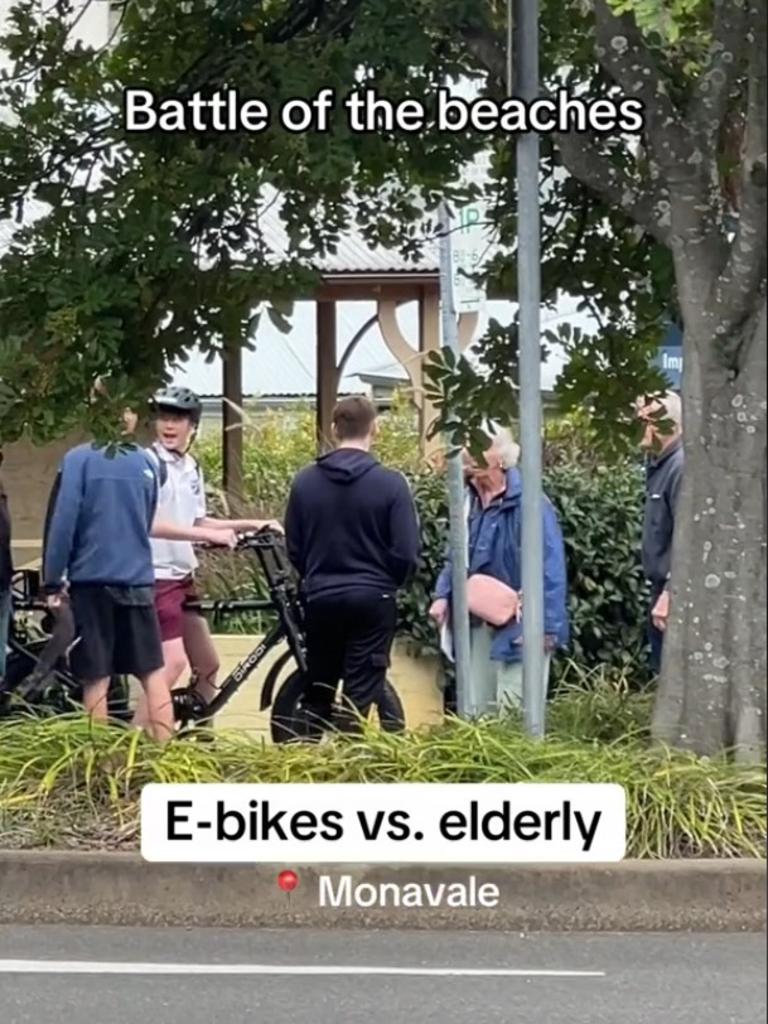 The New South Wales Government regulations state that cyclists, including children under 16, are generally not allowed to ride on footpaths unless specified otherwise. Picture: TikTok/ franciscolikes2disco