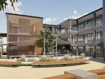 Artist impressions for the redevelopment of Newcastle High School. Picture: School Infrastructure