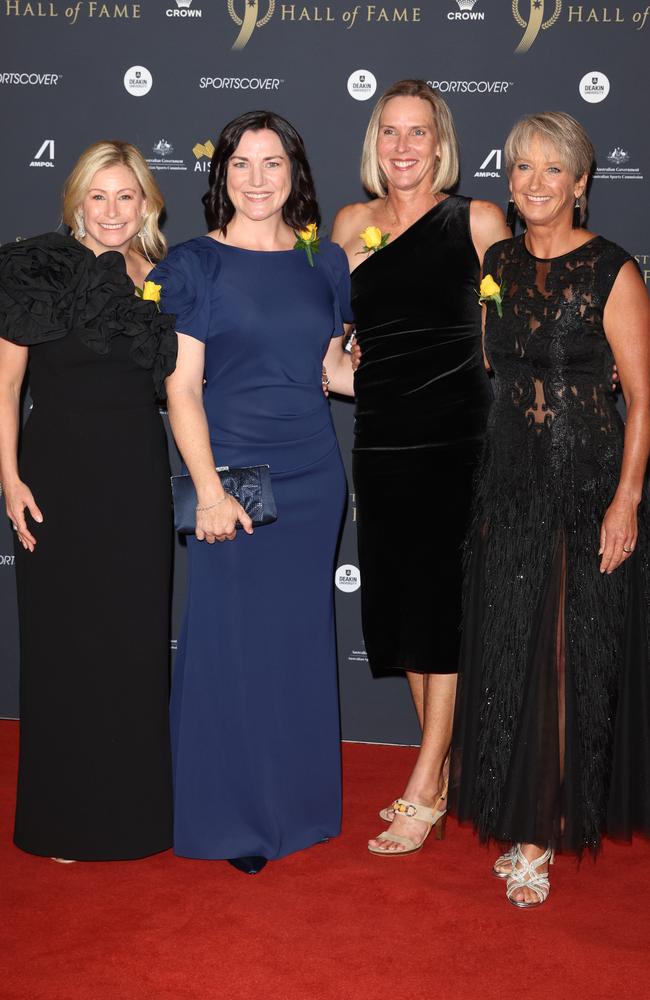 Alisa Camplin, Anna Meares, Susie O Neill and Layne Beachley. Picture: Brendan Beckett