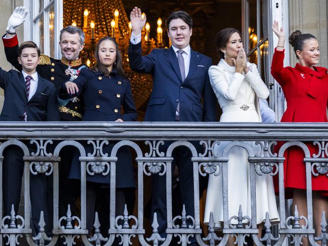 The royal childnren wore outfits that were practical for the cold weather. Picture: Getty Images