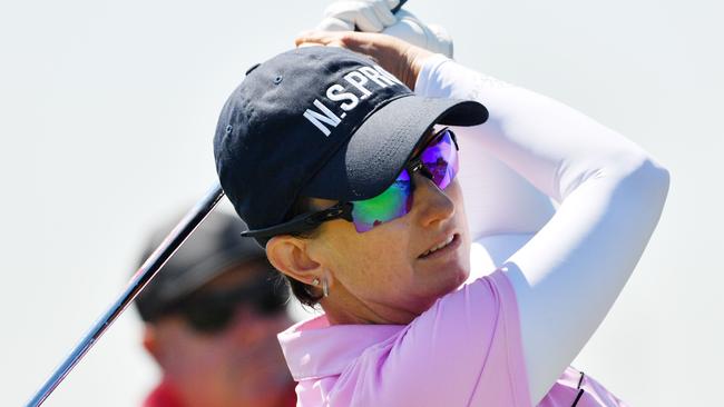 Karrie Webb has recalled beating Cameron Smith just weeks before his British Open crown. Picture: AA{