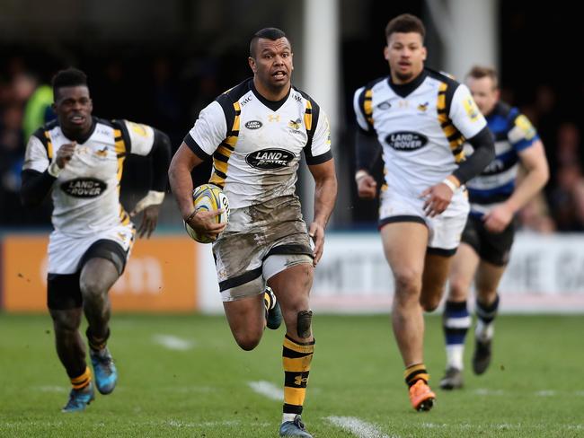 KB carving up for Wasps.