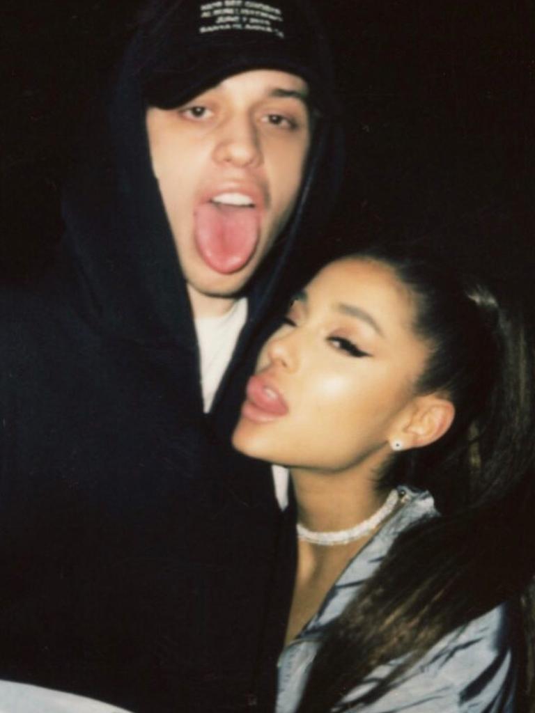 The pair got together, engaged and broke up in less than five months. Picture: @arianagrande/Instagram