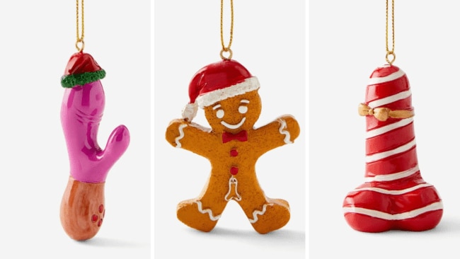 The $8.99 resin ornaments are causing a stir amongst Christmas fans. Image: Typo