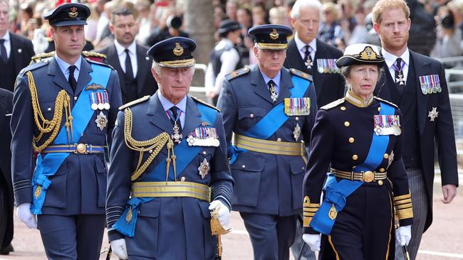 King Charles III and Anne, Princess Royal will among the last people to say goodbye to the Queen before she is buried. Picture: Chris Jackson/Getty Images