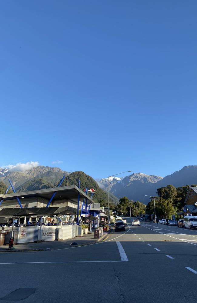 Franz Josef settlement. Picture: Jack Evans