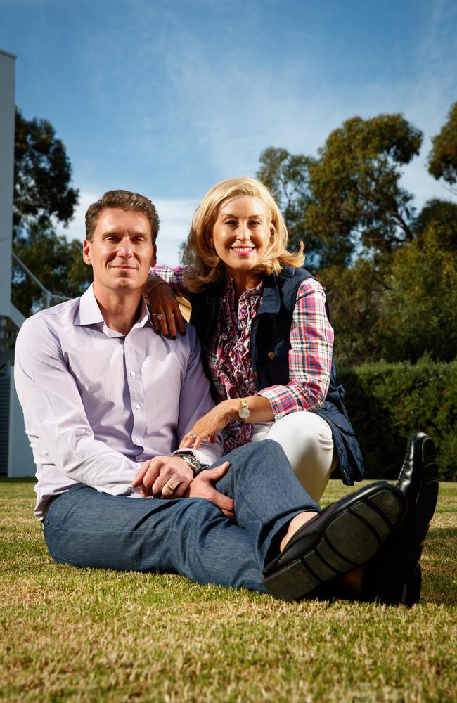 Bernardi describes his wife as his “greatest sounding board”. Picture: Matt Turner