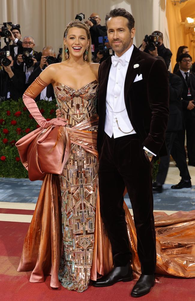 Blake Lively and Ryan Reynolds. Picture: Getty Images/AFP