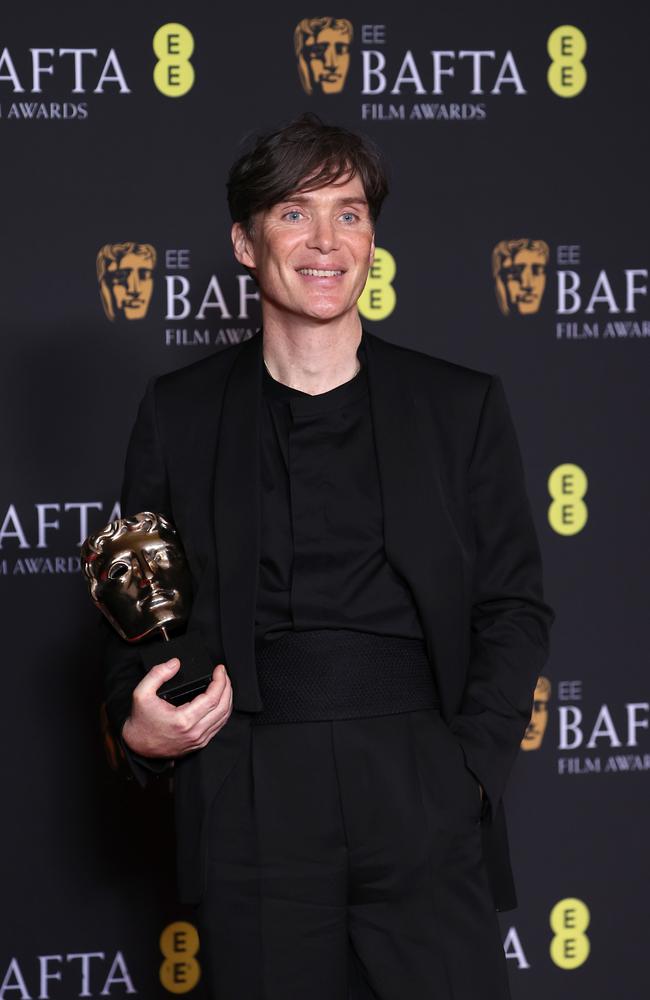 Irish actor Cillian Murphy has boosted his Oscar chances with his BAFTA win for Leading Actor. Picture: Getty Images