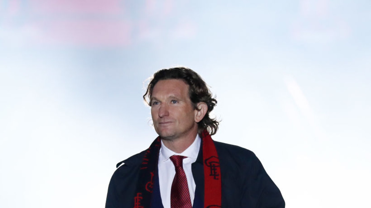 MELBOURNE, AUSTRALIA - JUNE 10: James Hird is seen during the 2022 AFL Round 13 match between the Essendon Bombers and the Carlton Blues at the Melbourne Cricket Ground on June 10, 2022 in Melbourne, Australia. (Photo by Michael Willson/AFL Photos via Getty Images)