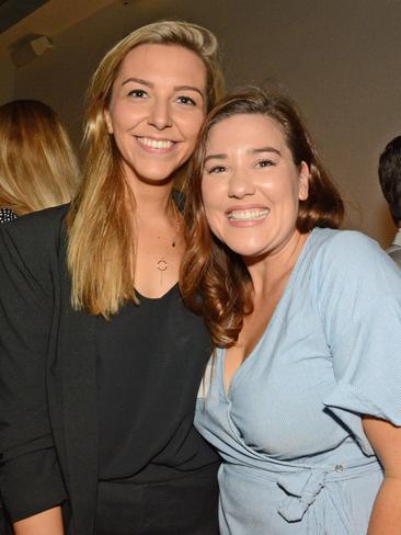 Giulia Badalotti and Giorgia Linton at Young Professionals GC cocktails at Bar Hellenika, Nobby Beach. Picture: Regina King